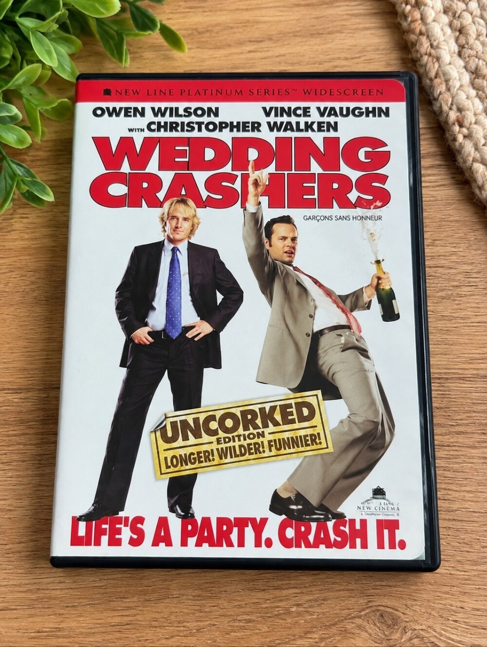 Wedding Crashers DVD Movie Starring Owen Wilson & Vince Vaughan Comedy